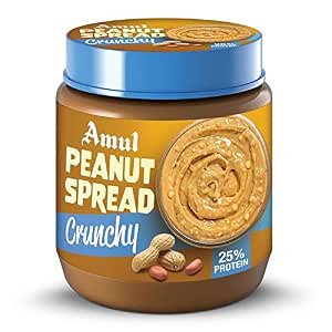 Amul peanut spread crunchy jars for toast and sandwiches