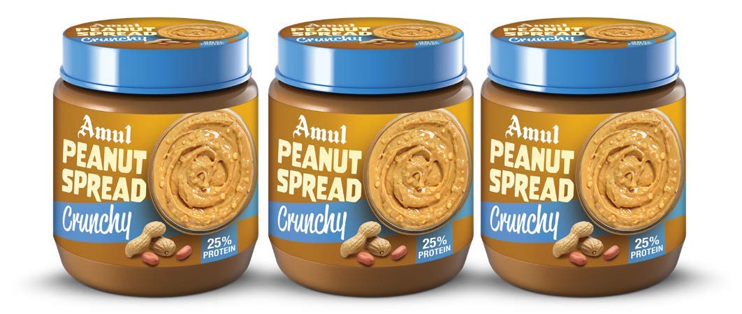 Amul Crunchy Peanut Butter Spread, 100 g (Pack of 3) – view 3