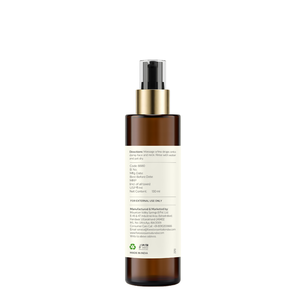 Forest Essentials Organic Cold Pressed Virgin Oil Almond 200ml & Mashobra Honey, Lemon and Rosewater Facial Cleanser, 130ml & Intensive Hair Repair Masque Japapatti & Brahmi 200g (Hair Mask) - Bazaar5.com – view 5