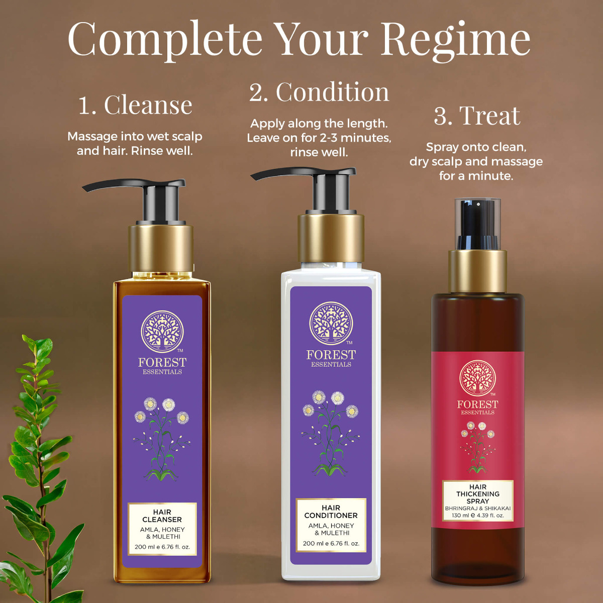 Forest Essentials Ayurvedic Hair Conditioner Amla, Honey & Mulethi – view 4