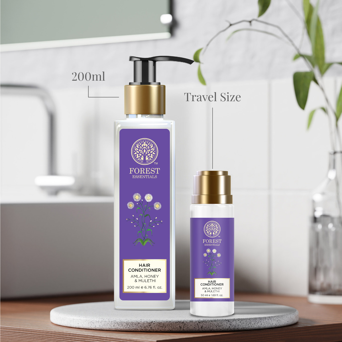 Forest Essentials Ayurvedic Hair Conditioner Amla, Honey & Mulethi – view 5