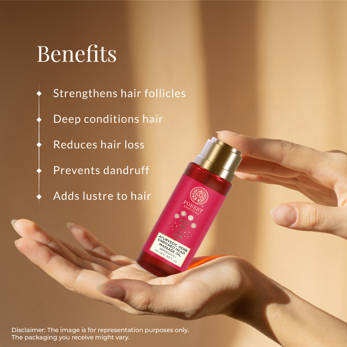 Forest Essentials Bhringraj Ayurvedic Head Massage Oil, 50 ml – view 3