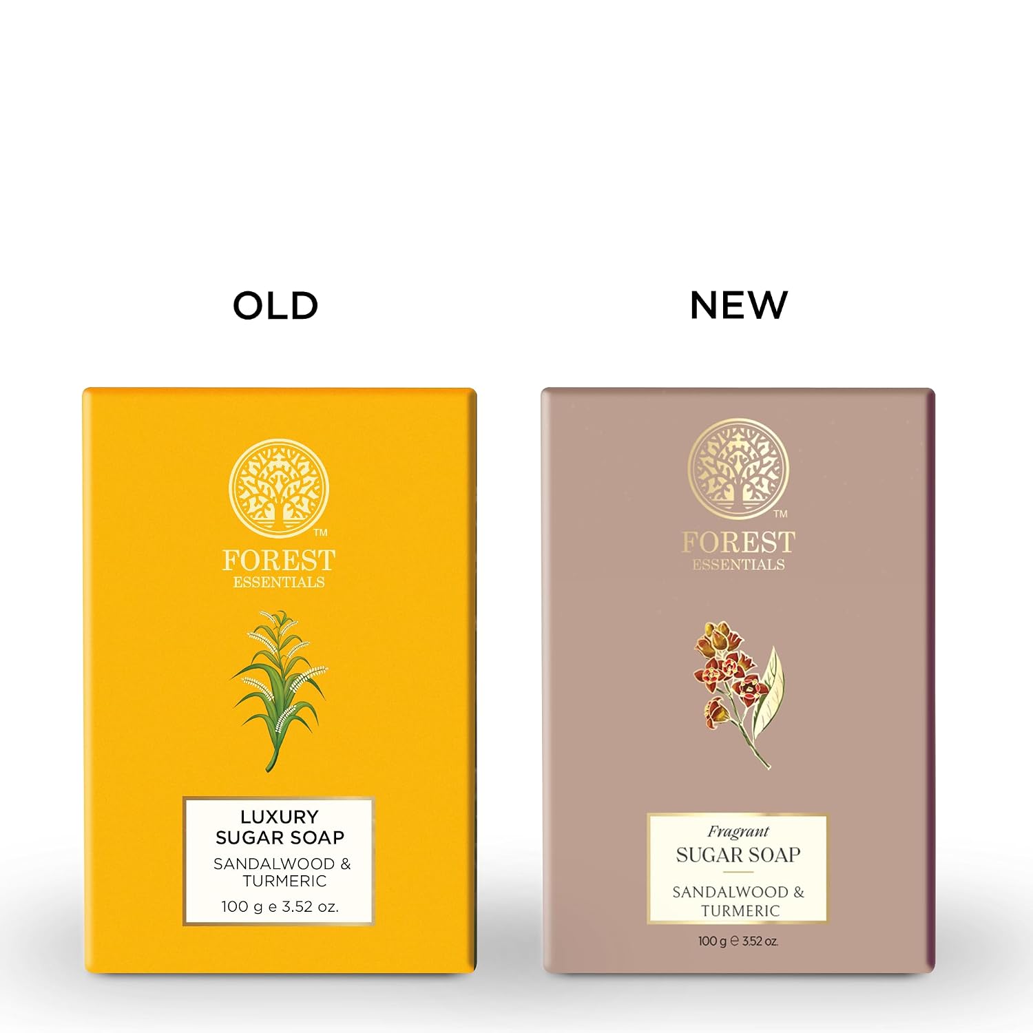 Forest Essentials Sandalwood & Turmeric Soap 100g – view 3