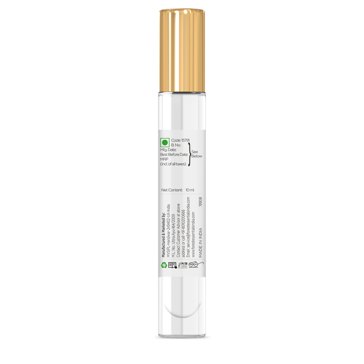 Forest Essentials Intense Perfume Amrita - Golden Nargis 10ml – view 3