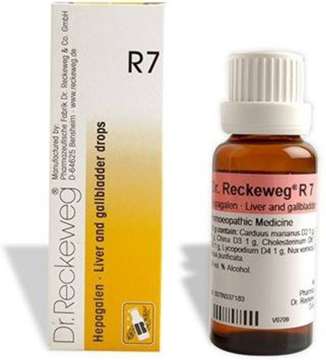 Organic Homoeo Dr. Reckeweg R7 Liver & Gallbladder Drops, 22 ml – view 2