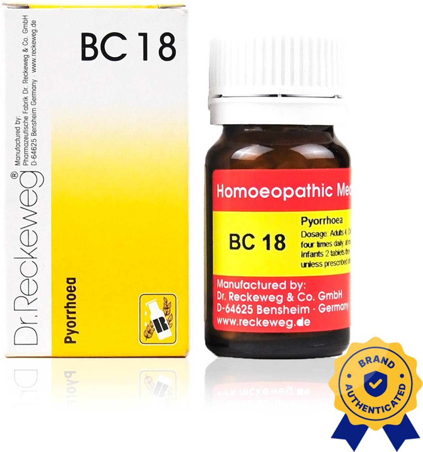 Dr. Reckeweg Biocombination No. 18 Tablets
