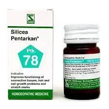 Dr. Willmar Schwabe India Silicea Pentarkan Tab (Ptk78) 20 gms (Pack of 3)