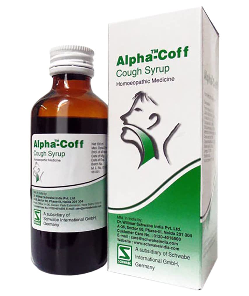 Dr Willmar Schwabe India Alpha-Coff Cough Syrup - Pack of 2
