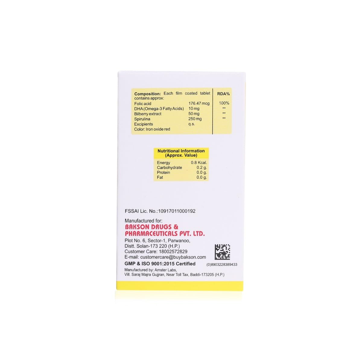 Bakson Foli Plus Tablets, 30 Tablets (Pack of 2) – view 3