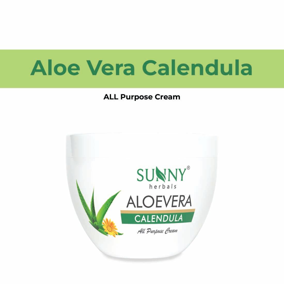 BAKSONS Sunny Herbals Aloe Vera Calendula Cream, 125 g – view 2
