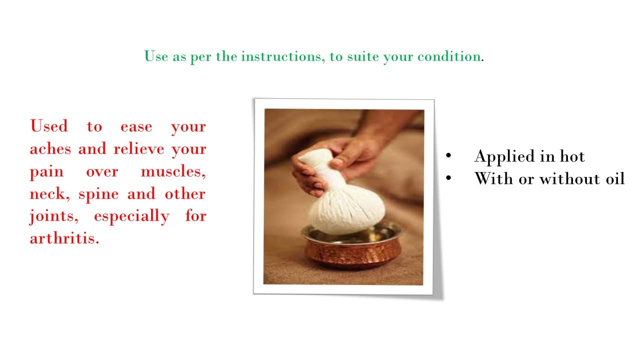 Prasanthi Gardens Ayurveda Kizhi Herbal Massage Boluses Set of 2 – view 5