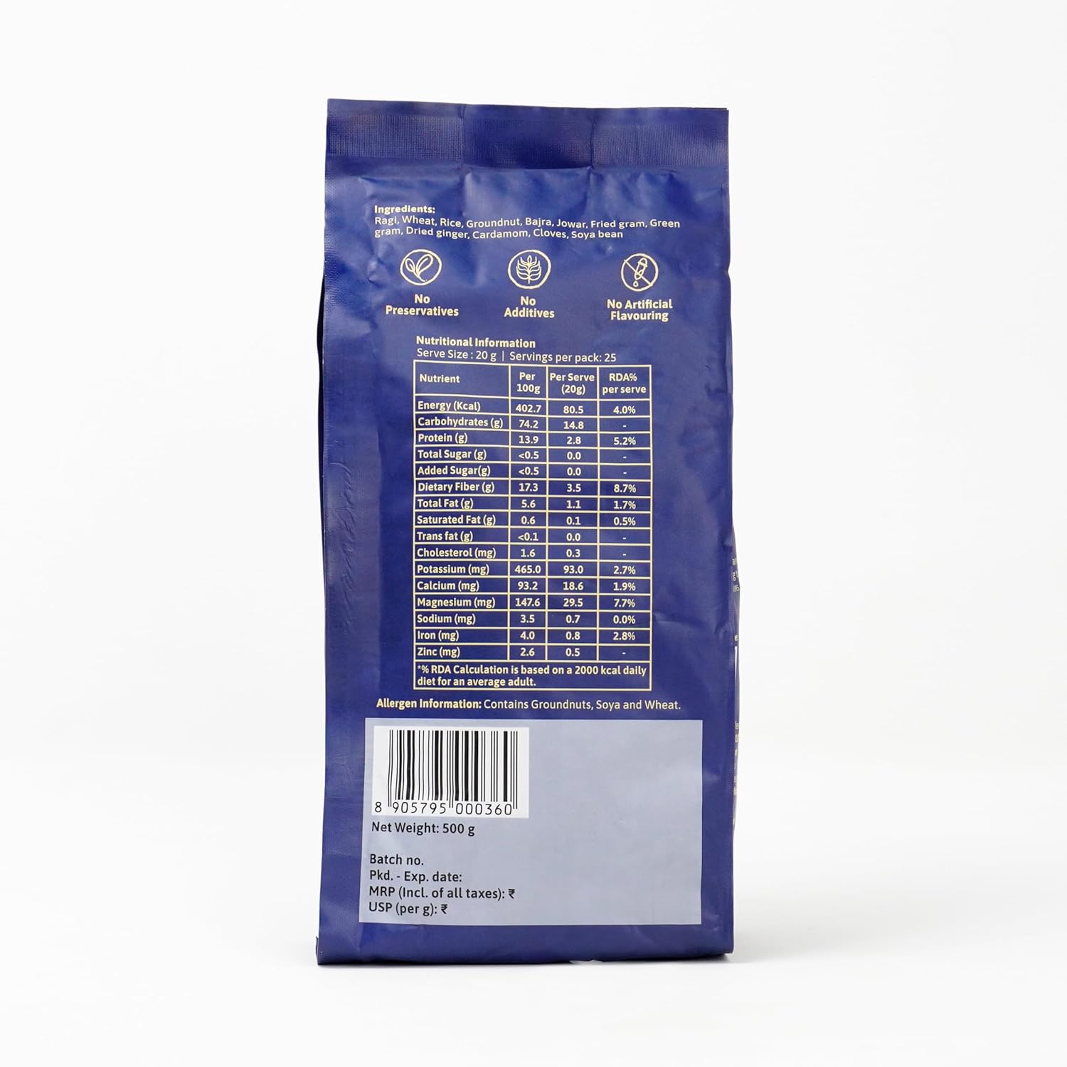 Isha Life Instant Sanjeevini Multigrain Health Drink Mix, 500 g – view 2
