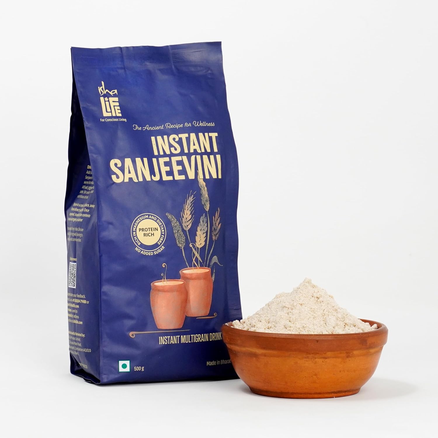 Isha Life Instant Sanjeevini Multigrain Health Drink Mix, 500 g – view 5