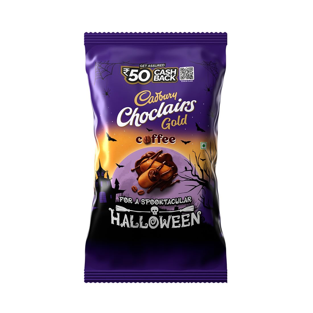 Cadbury Choclairs Gold Coffee Candy, 560 g (100 Candies)