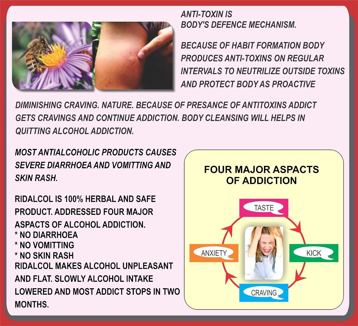 RIDALCOL 200 ml Liquid for Alcohol & Narcotic Addiction – view 5