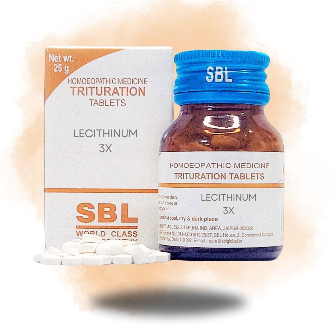 SBL Lecithinum 3x Trituration Tablet || Pack of 2(25gx2) || Sold By Junsuยฎ