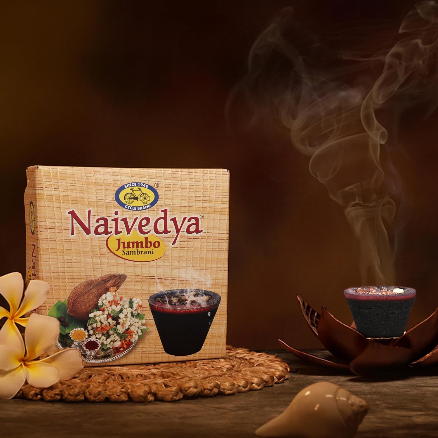 Cycle Naivedya Jumbo Sambrani Dhoop Cups for Pooja – view 2