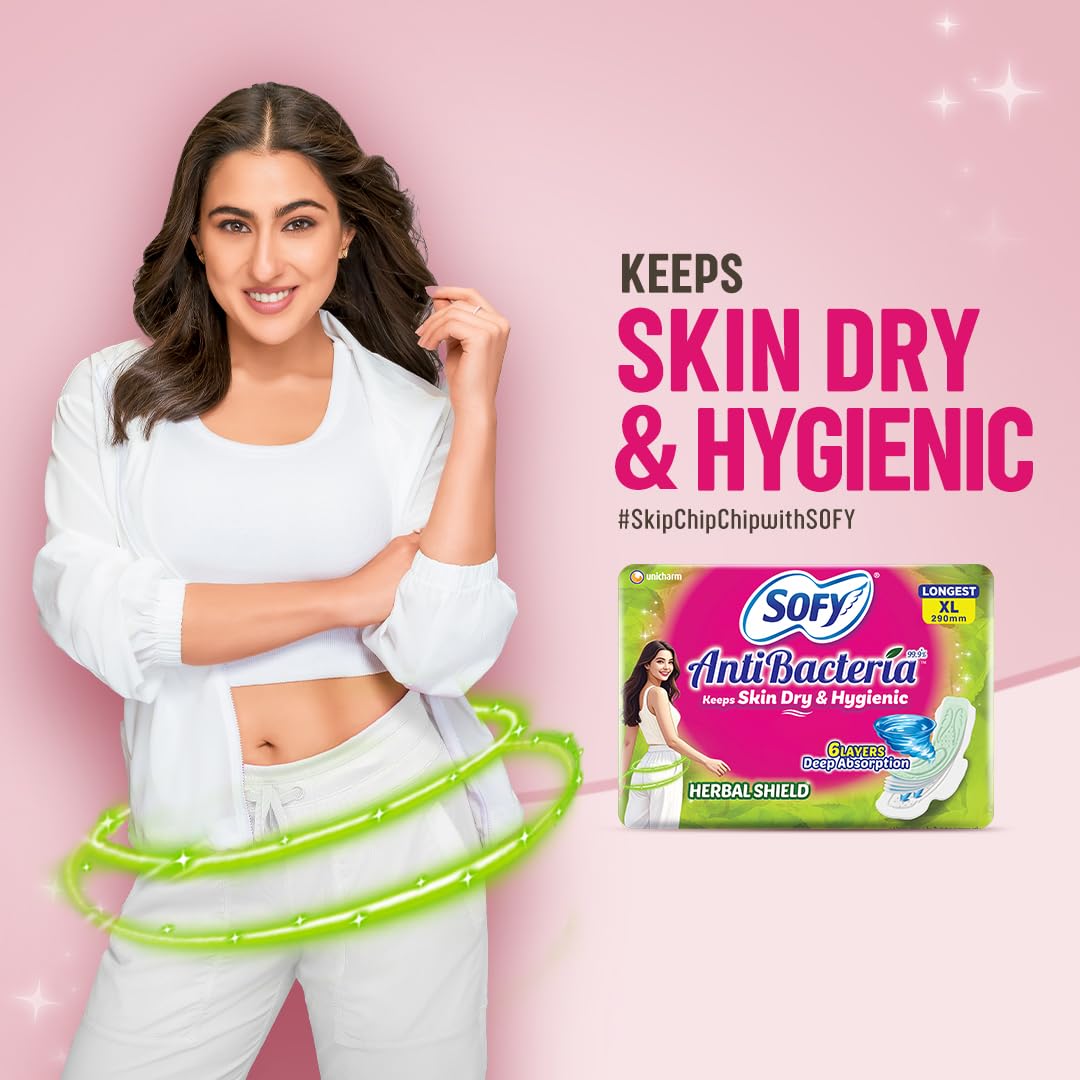 Sofy Antibacteria XL Sanitary Pads 290mm, 48 Count – view 7