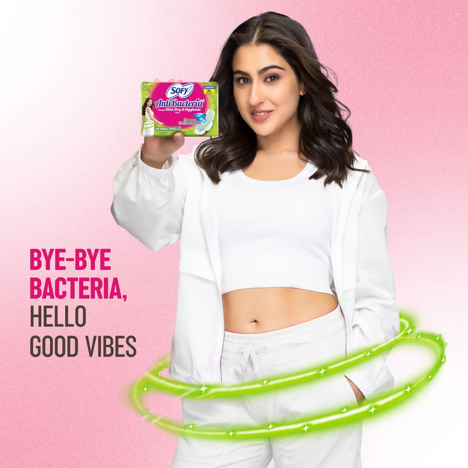 Sofy Antibacteria XL Sanitary Pads 290mm, 48 Count – view 6