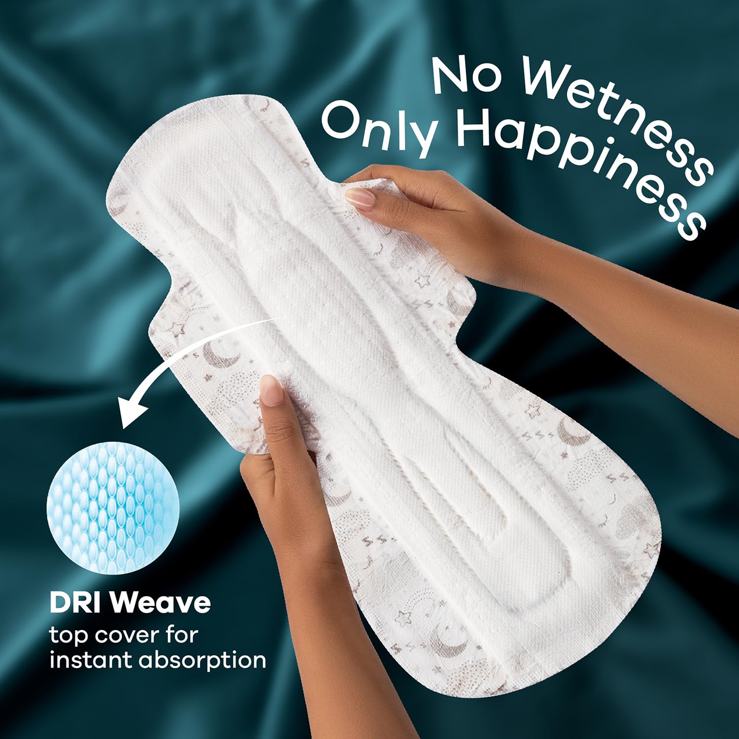 Whisper Bindazzz Nights Pads for Women, XXX-Large, 20 Pads, Unscented – view 8