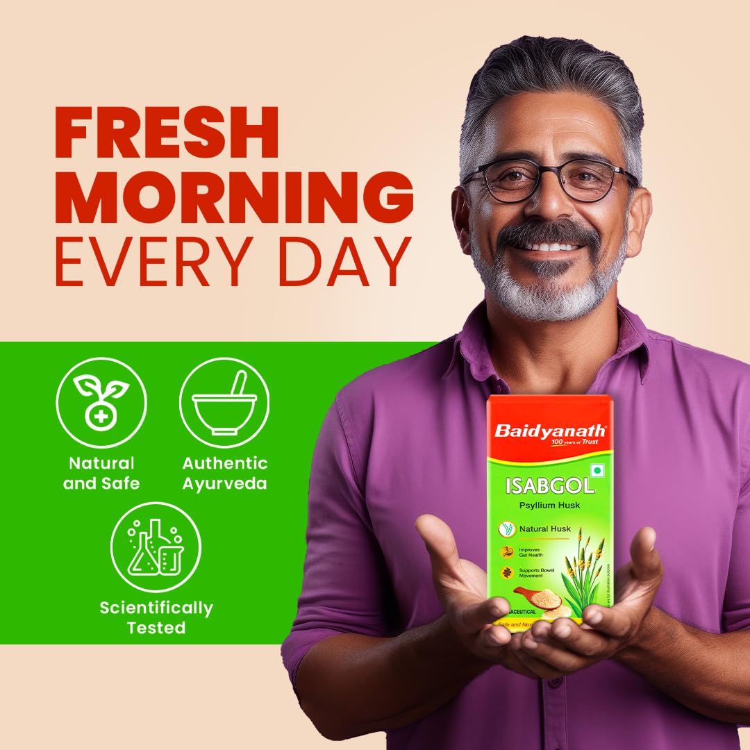 Baidyanath Ayurved Isabgol Psyllium Husk Powder 200 g – view 6