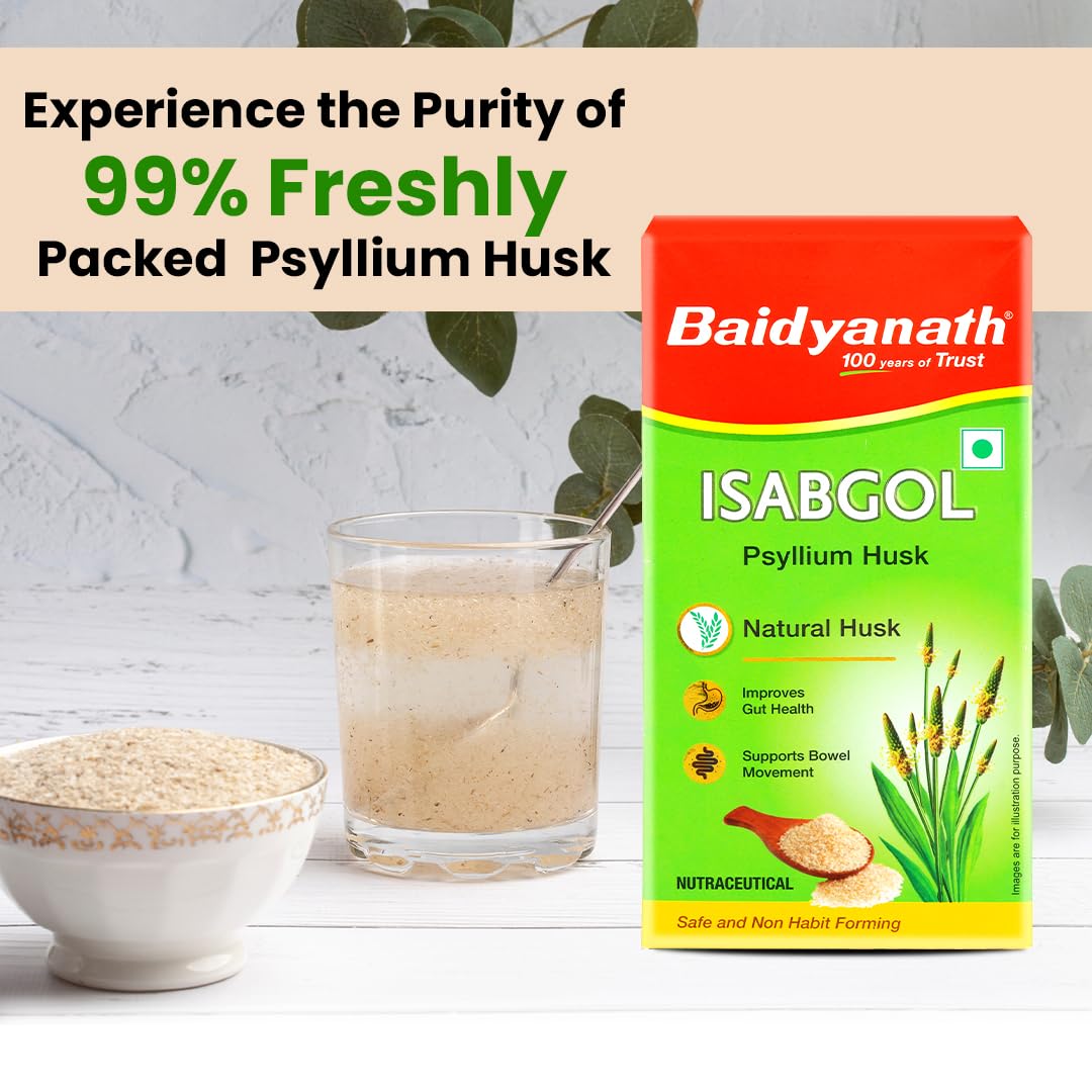 Baidyanath Ayurved Isabgol Psyllium Husk Powder 200 g – view 8