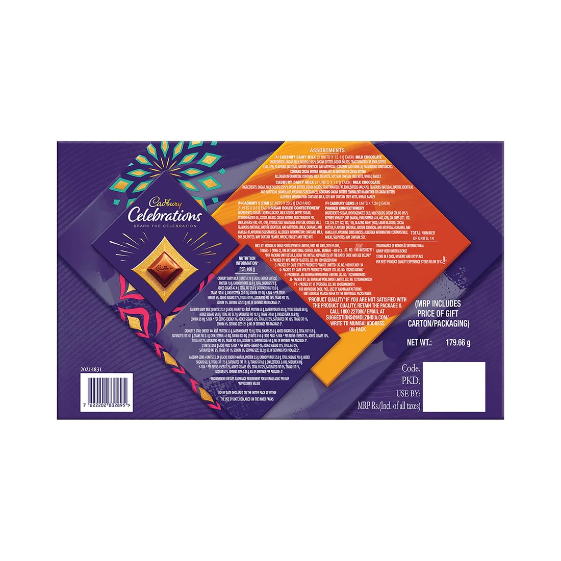 Cadbury Celebrations Assorted Chocolate Gift Pack 141.68 g – view 6