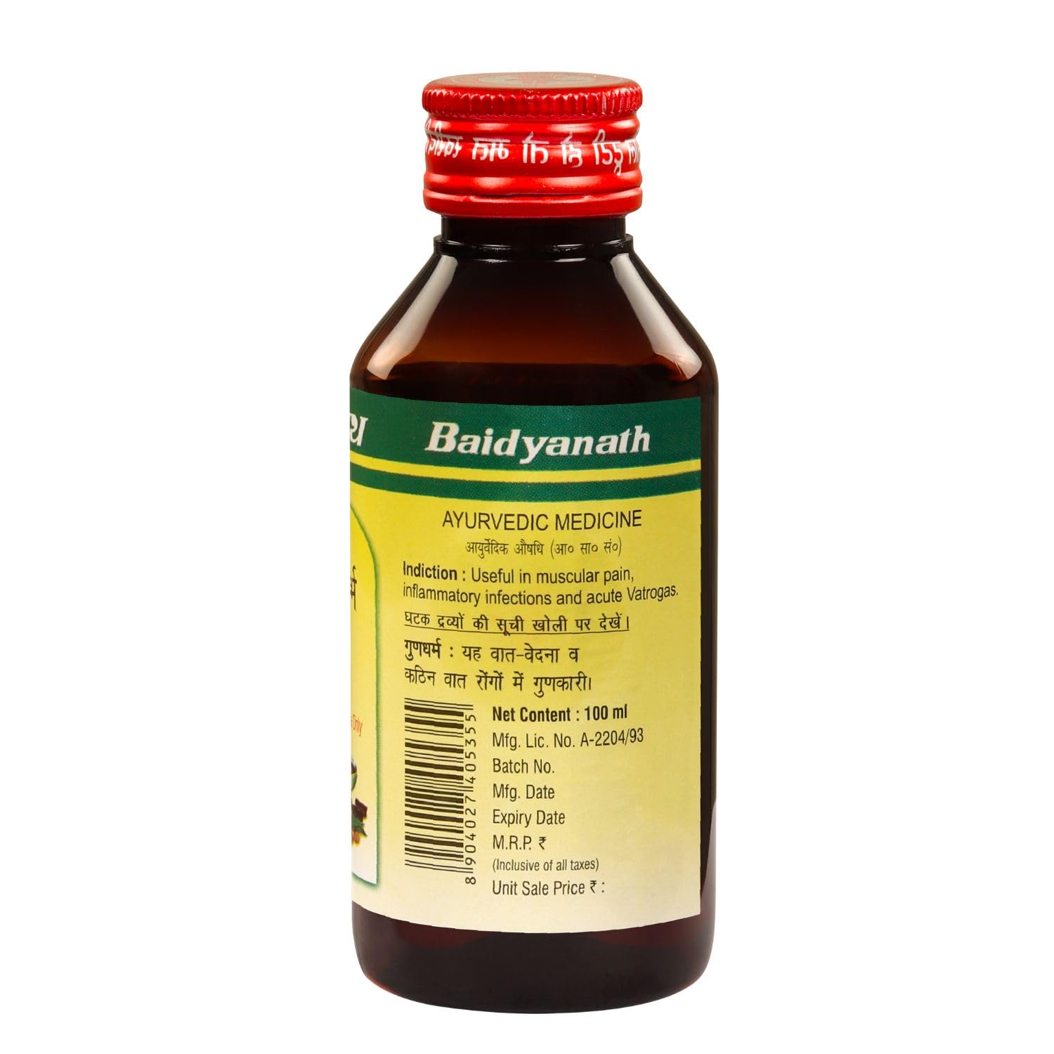 Baidyanath Ayurved Mahavishgarbh Tail 100 ml – view 4