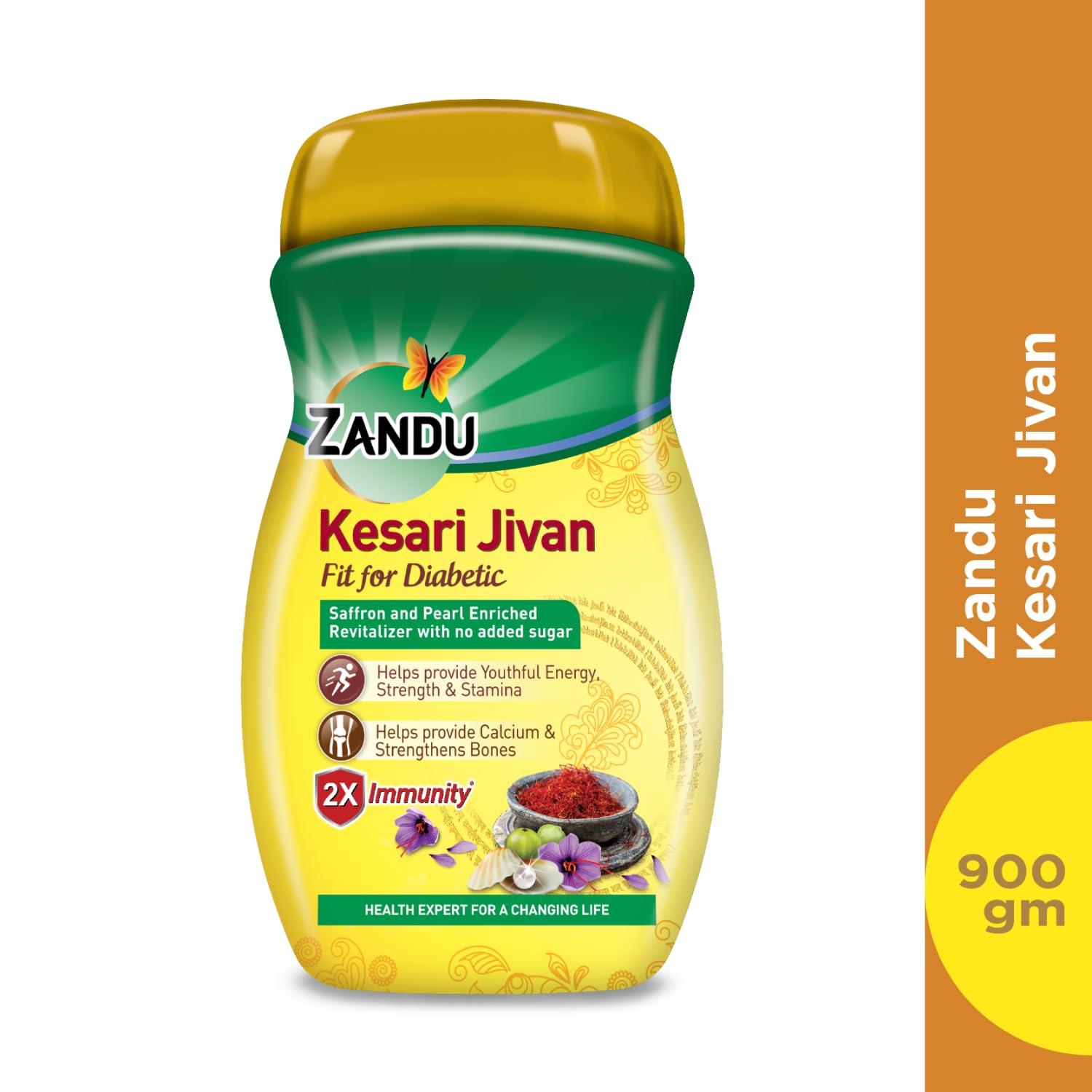 Zandu Kesari Jivan Sugar-Free Ayurvedic Immunity Booster Paste, 900 g – view 2