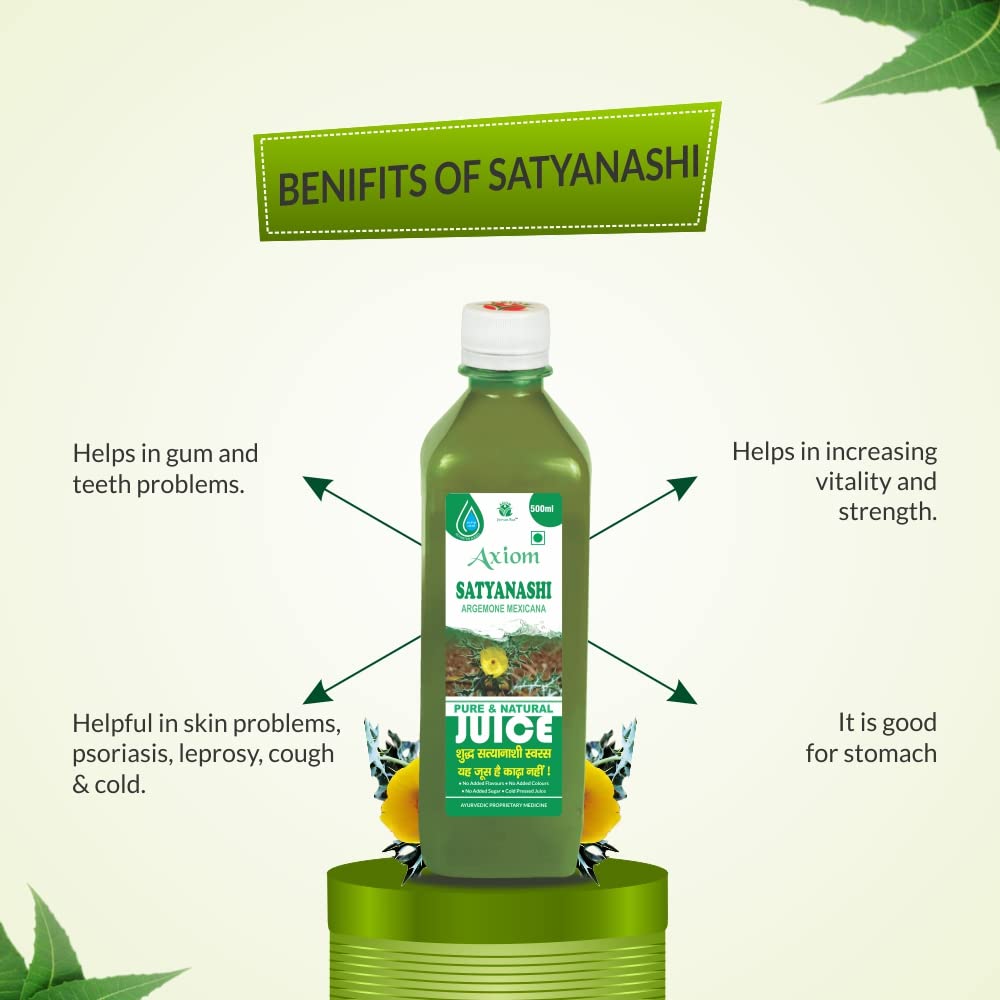 Axiom Ayurveda Satyanashi Juice for All Skin Disease, 500 ml – view 2
