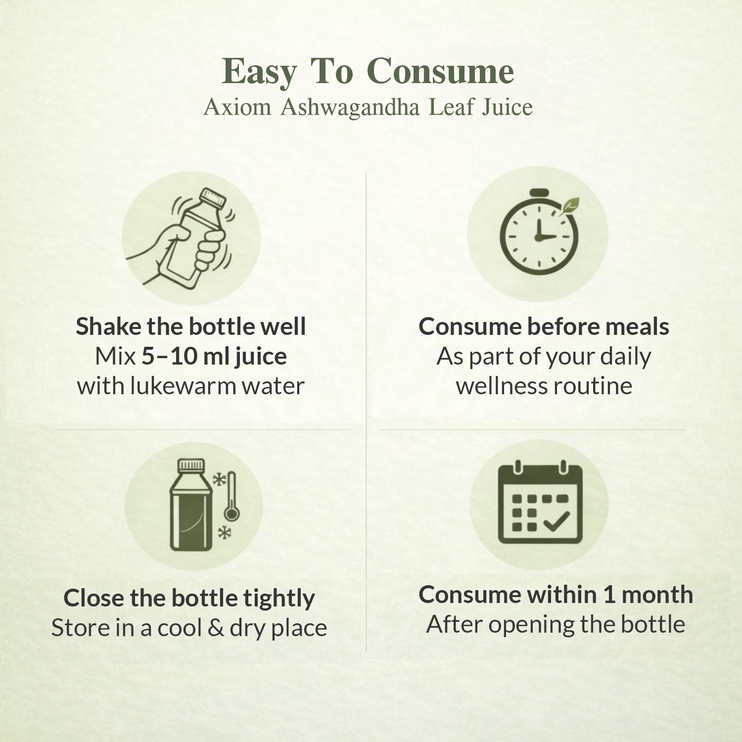 Axiom Ashwagandha Leaf Juice 160 ml – view 5