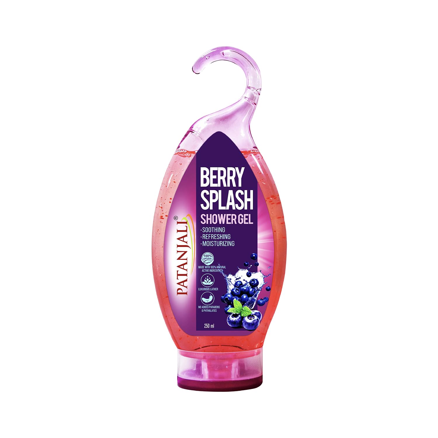 Patanjali Berry Splash Shower Gel with Aloe Vera, 250 ml (Pack of 3) – view 2
