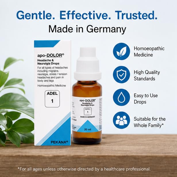 HOMEOVED ADEL-1 apo-DOLOR Headache & Neuralgia Drops – view 4