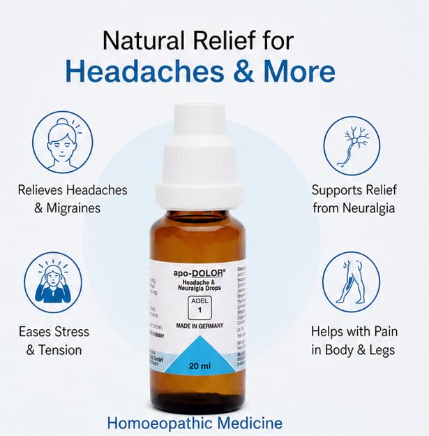 HOMEOVED ADEL-1 apo-DOLOR Headache & Neuralgia Drops – view 3