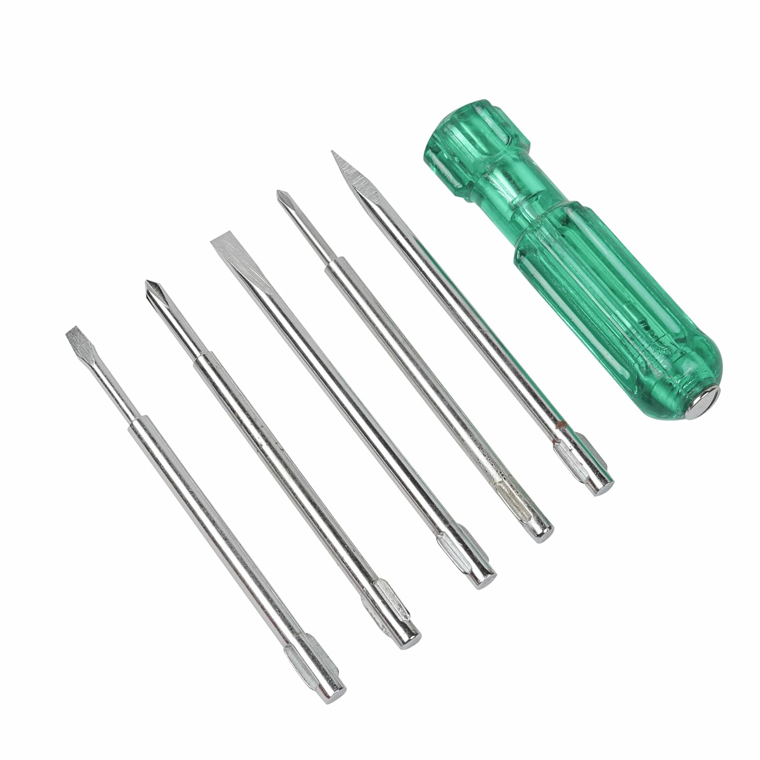 SPARTAN BS-01 Eco 5-in-1 Screwdriver Kit with 2 Flat Blades, 2 Phillips Heads, Round Poker Bar & Neon Bulb – view 3