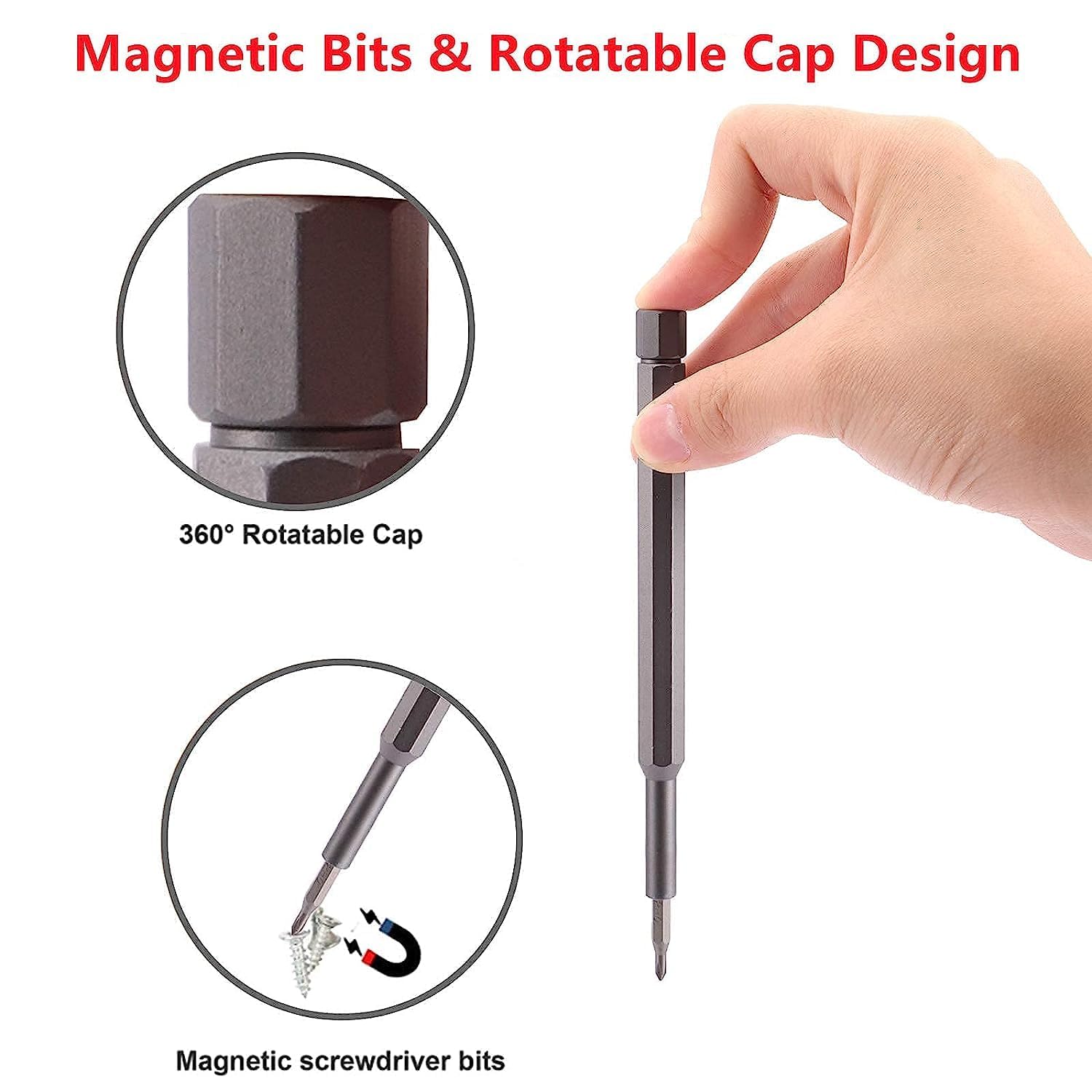 SPARTAN 24-in-1 Mini Precision Screwdriver Set with Case, Magnetic Head – view 4