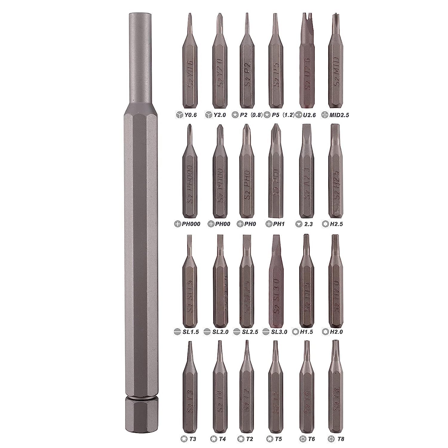 SPARTAN 24-in-1 Mini Precision Screwdriver Set with Case, Magnetic Head – view 3