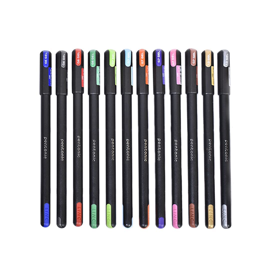 Pentonic Multicolor Gel Pen Set with Hard Box Case – view 2