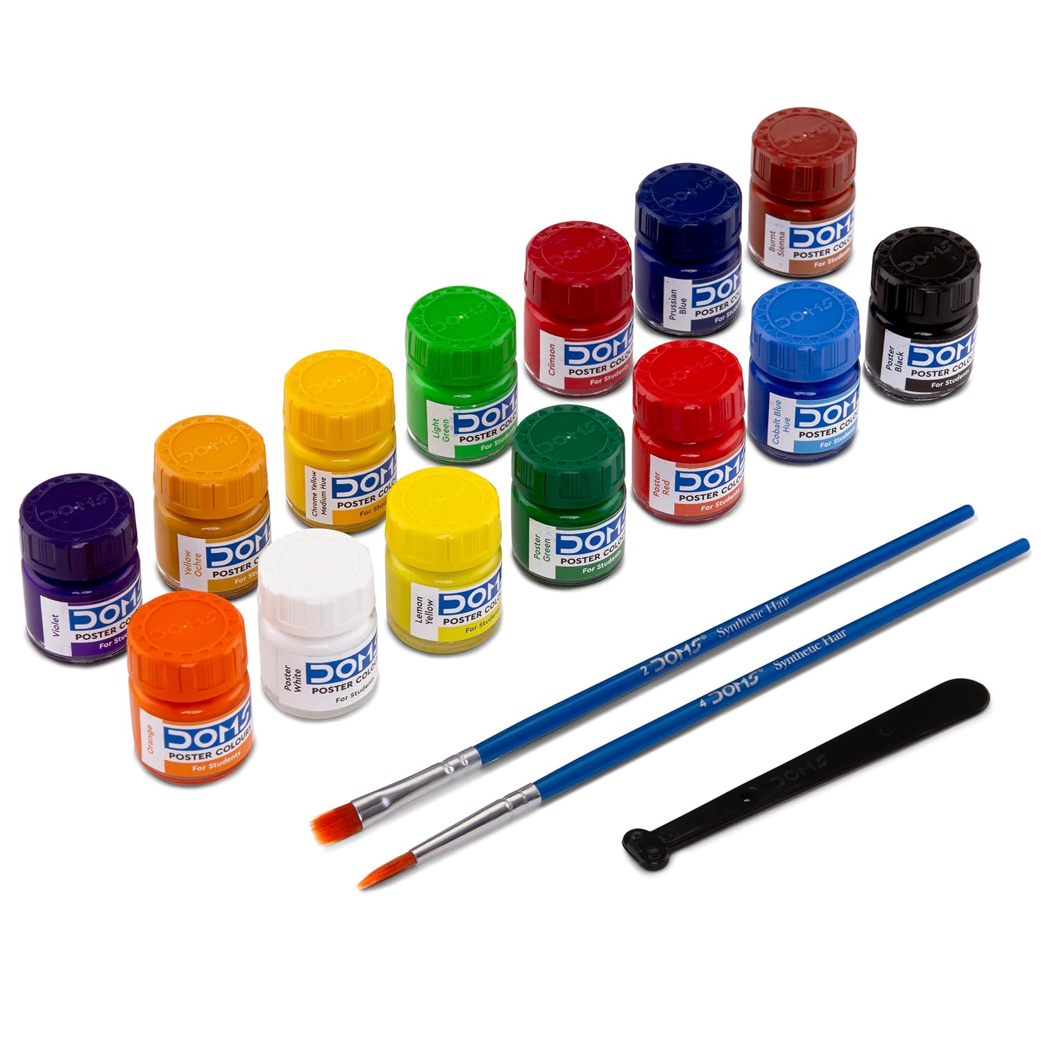Doms Poster Colours, 14 Shades with Brush & Agitator – view 8
