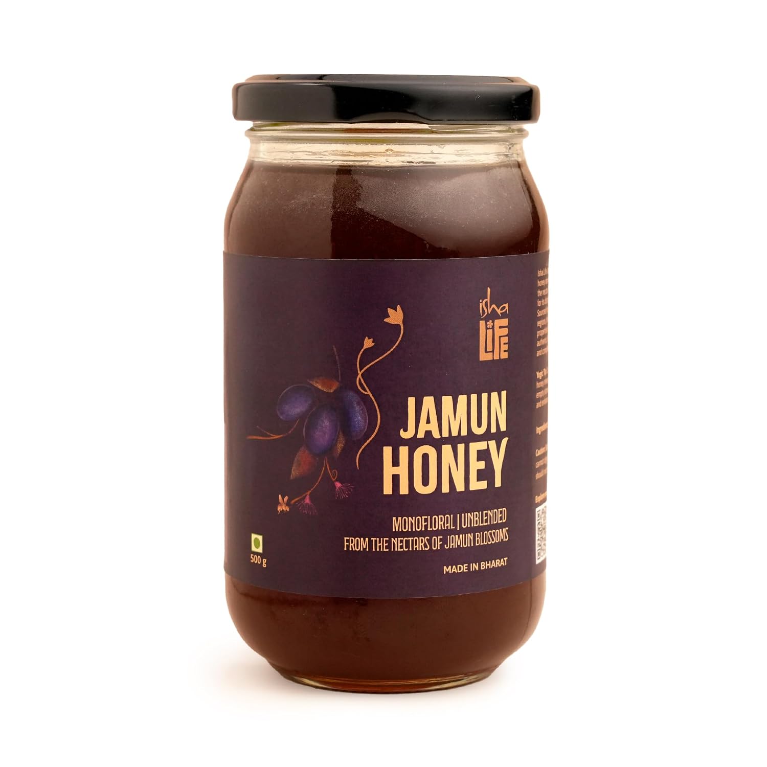 Isha Life Jamun Honey, Unblended Monofloral Honey, 500 g (Pack of 2) – view 4