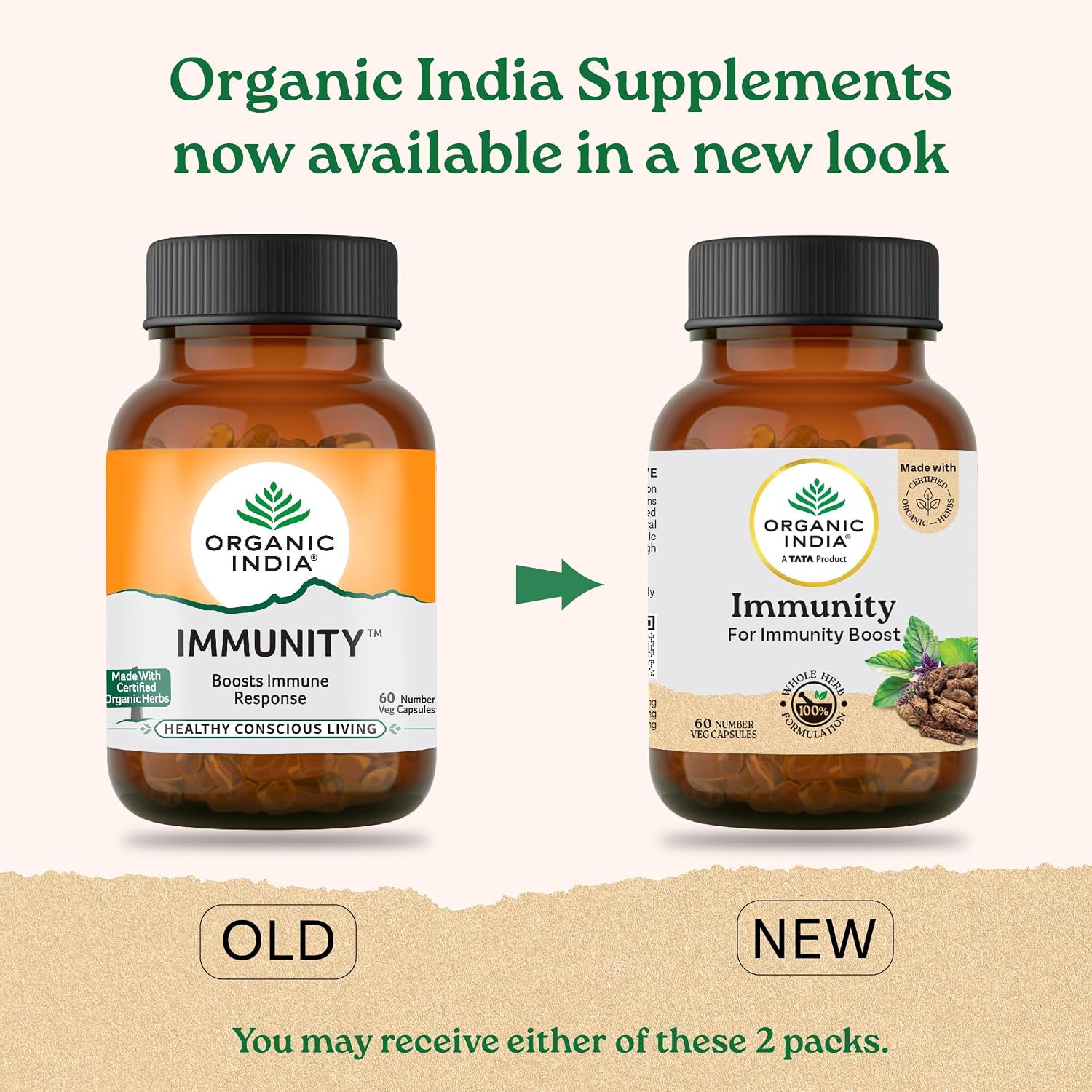 Organic India Immunity 60 Veg Capsules – view 2