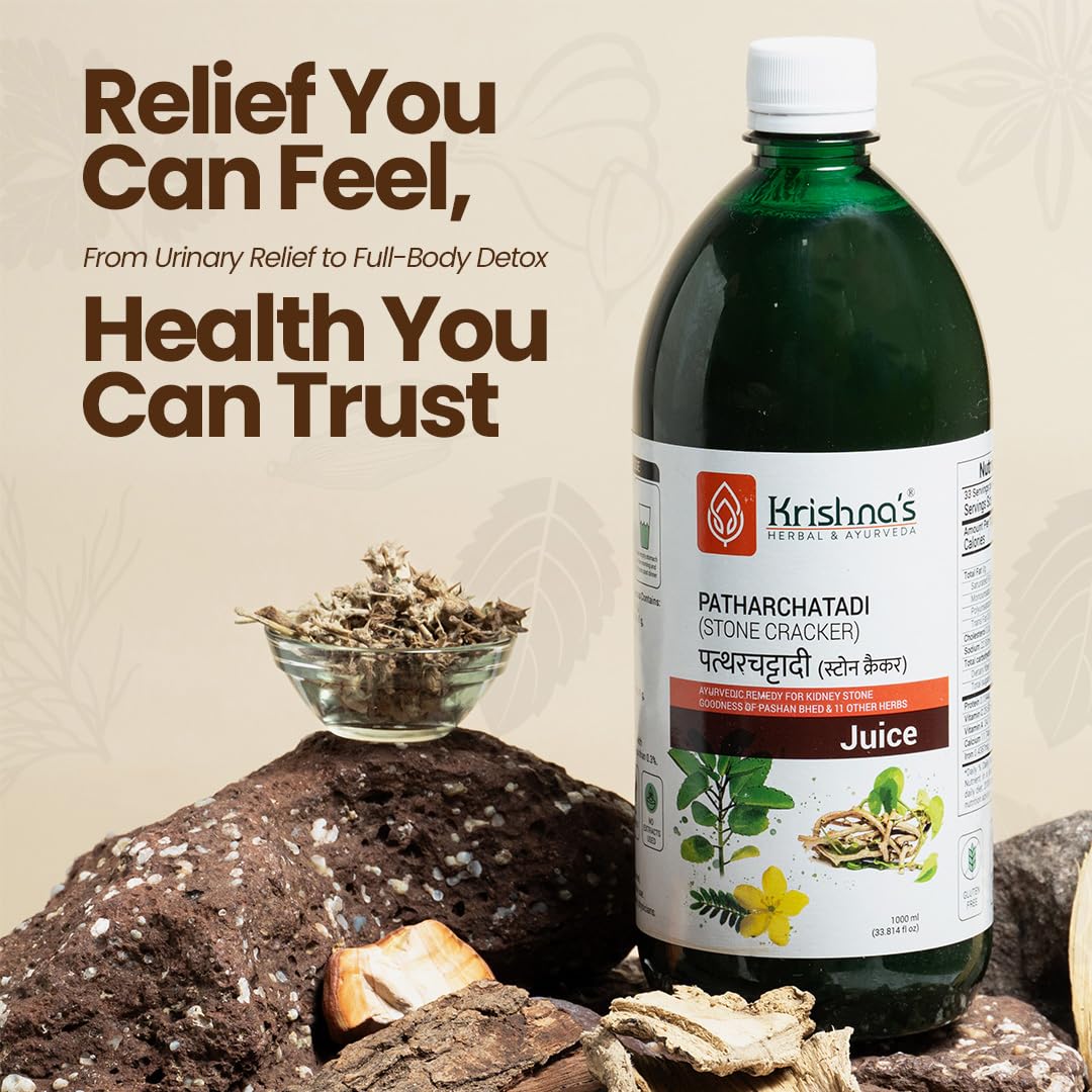 KRISHNA'S HERBAL & AYURVEDA Patharchatadi Juice - 1000 ml – view 8