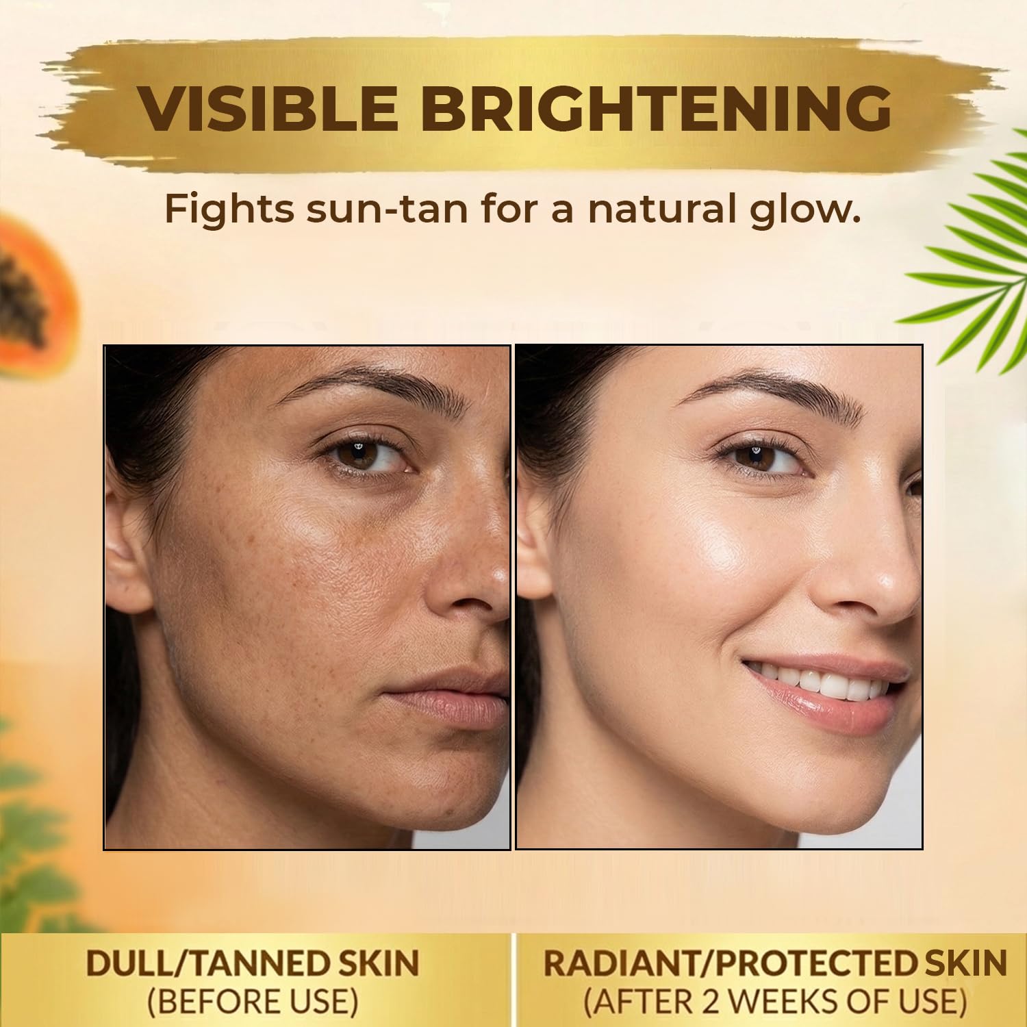 NutriGlow Naturals Papaya Sunscreen SPF 50 PA+++ 100g – view 6