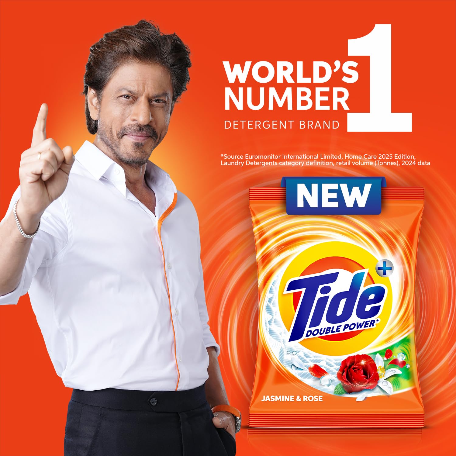 Tide Plus Detergent Washing Powder 500g, Jasmine & Rose Fragrance – view 3