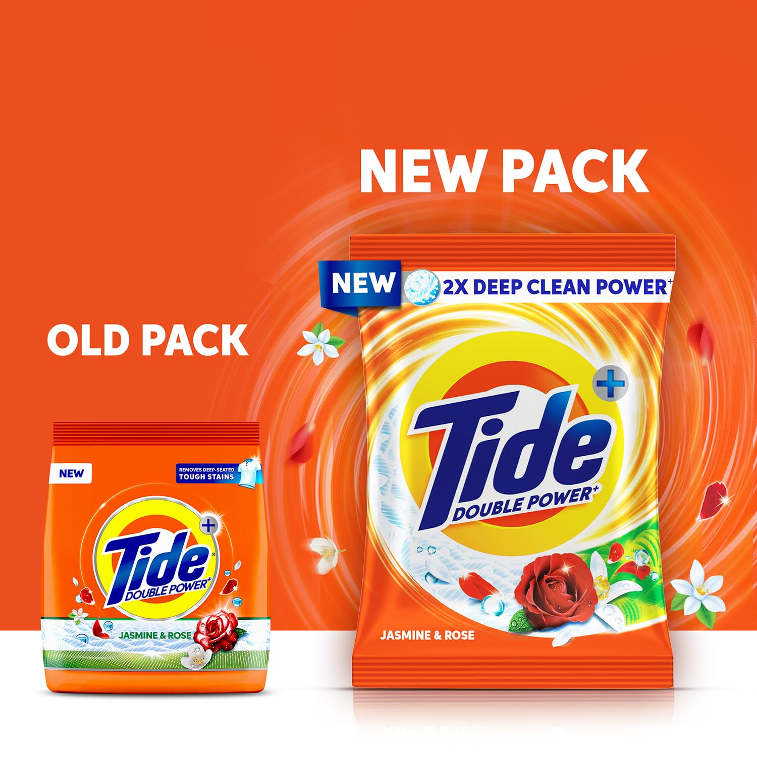 Tide Plus Detergent Washing Powder 500g, Jasmine & Rose Fragrance – view 2