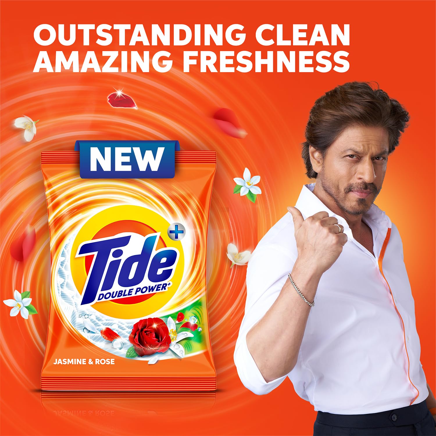Tide Plus Detergent Washing Powder 500g, Jasmine & Rose Fragrance – view 5