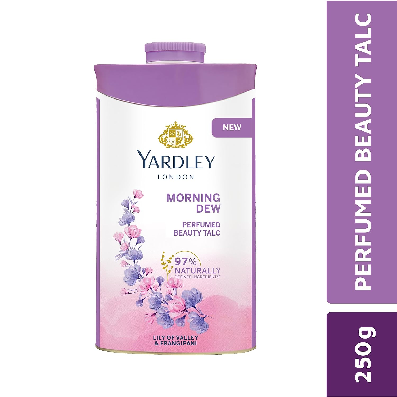 Yardley London Morning Dew Perfumed Talc for Women, 250g – view 3