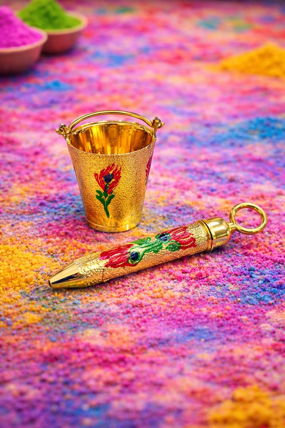 JAIPUR ACE Laddu Gopal Holi Pichkari Balti Thali Set – view 5