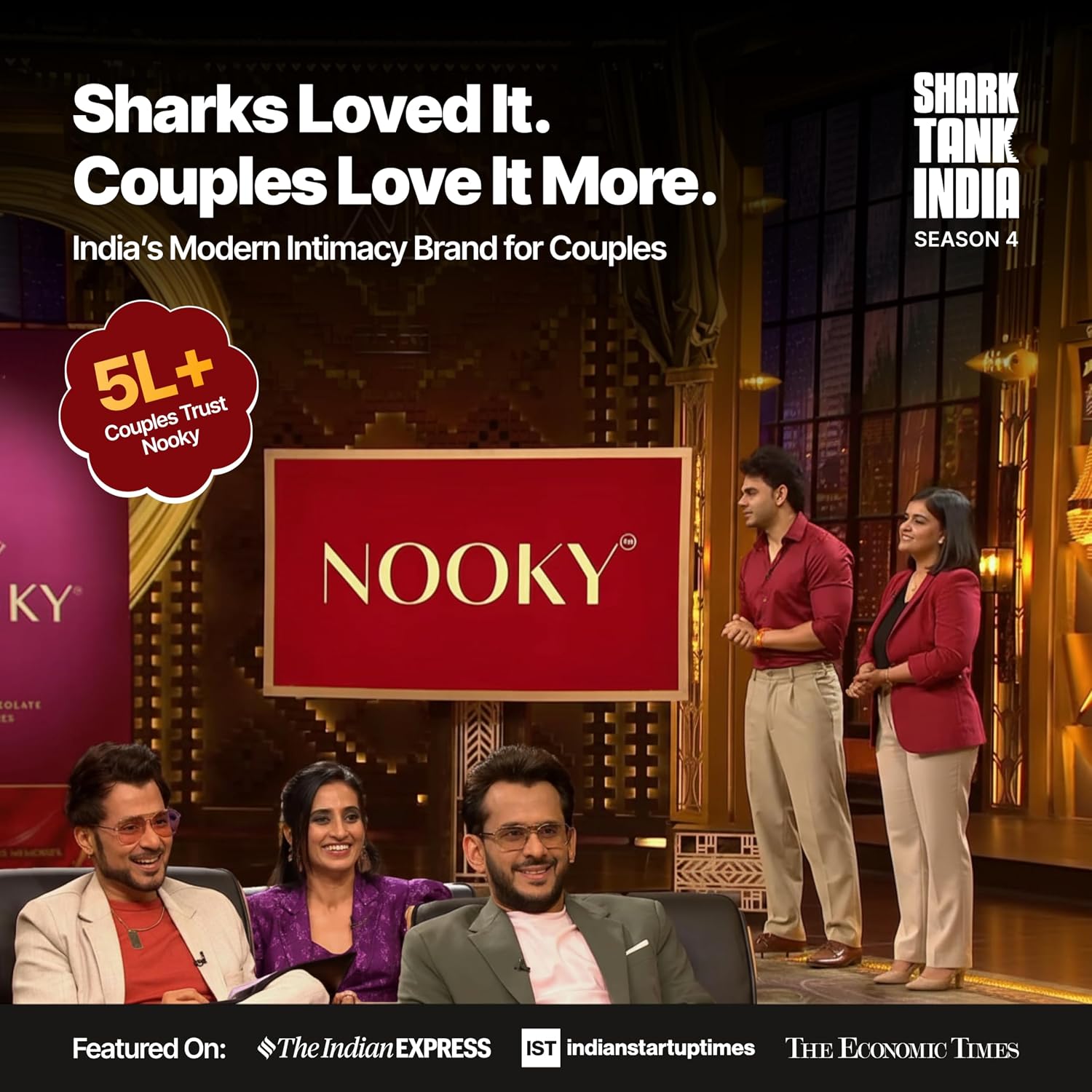 InstaEats Nooky Connect Romance Booster Kit for Couples - Pack of 3 – view 5