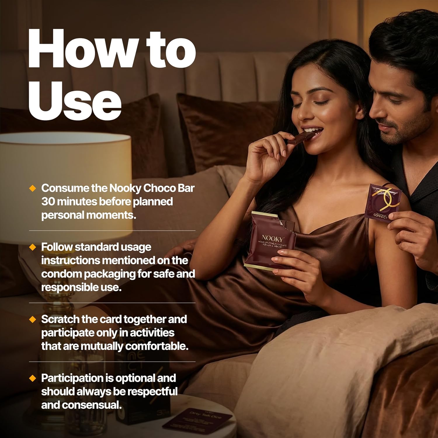 InstaEats Nooky Connect Romance Booster Kit for Couples - Pack of 3 – view 3